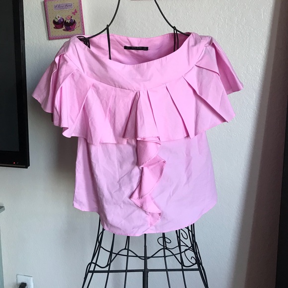 Zara Tops - NTW Zara Ruffles Shirt